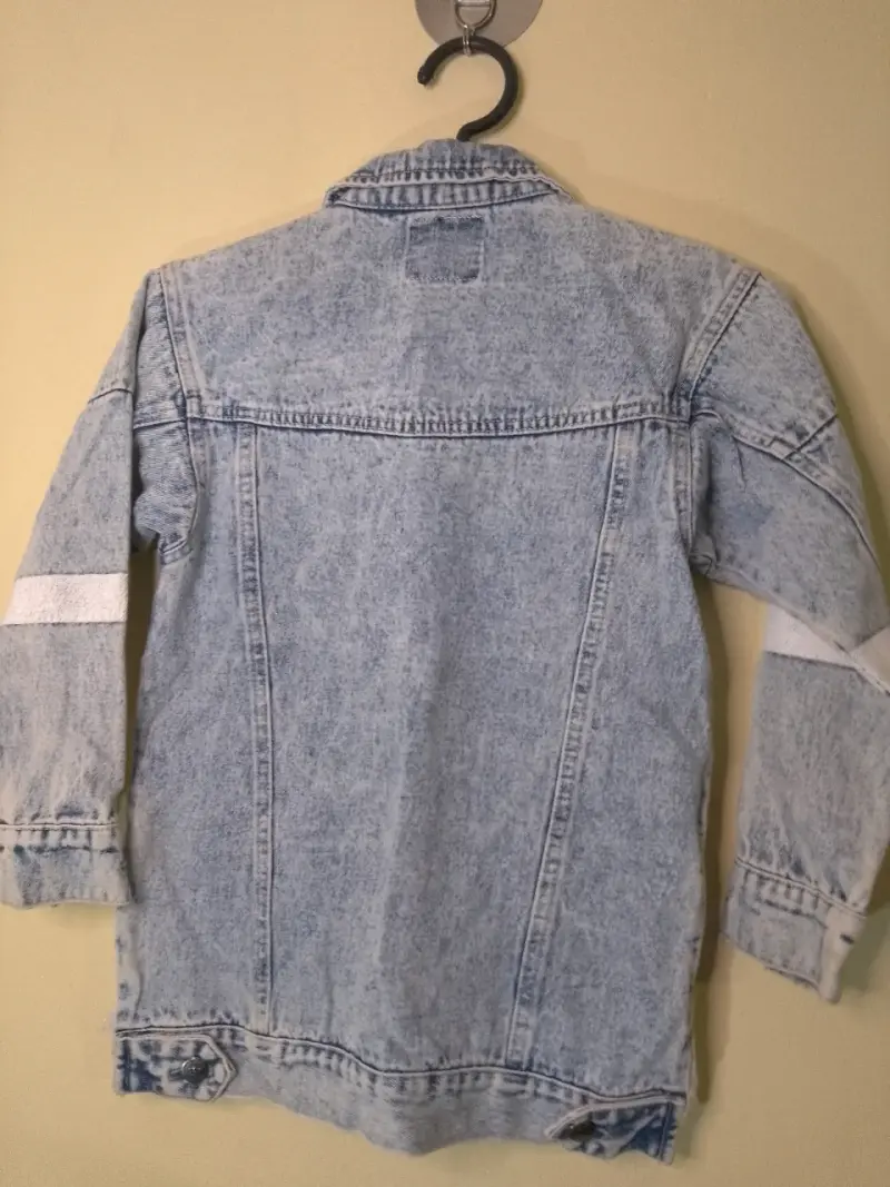 Chaqueta de mezclilla azul Tween Way para niños - 3