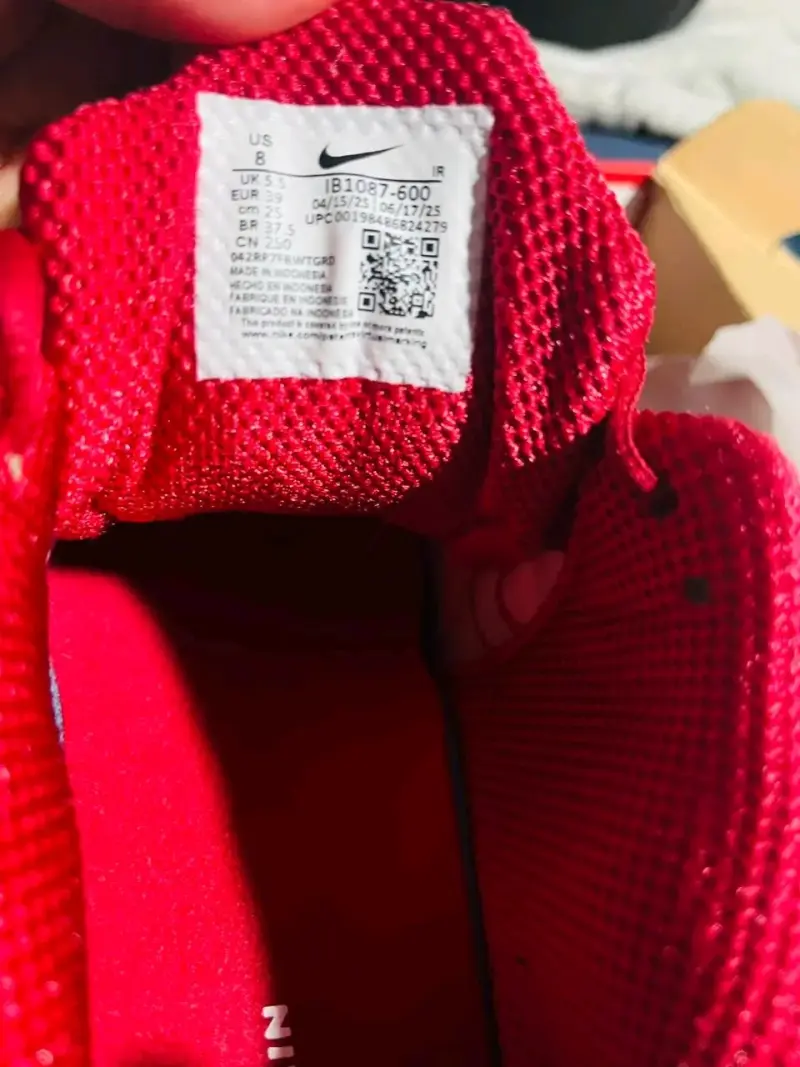 Zapatillas deportivas rojas Nike Shox para hombre - 4