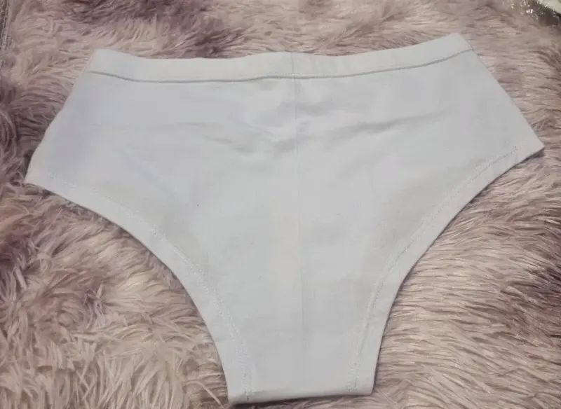 Calzón blanco de algodón Peruano Rosita talla XL - 2