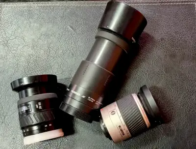 Lentes de cámara Tamron y Minolta para fotografía - miniatura 1