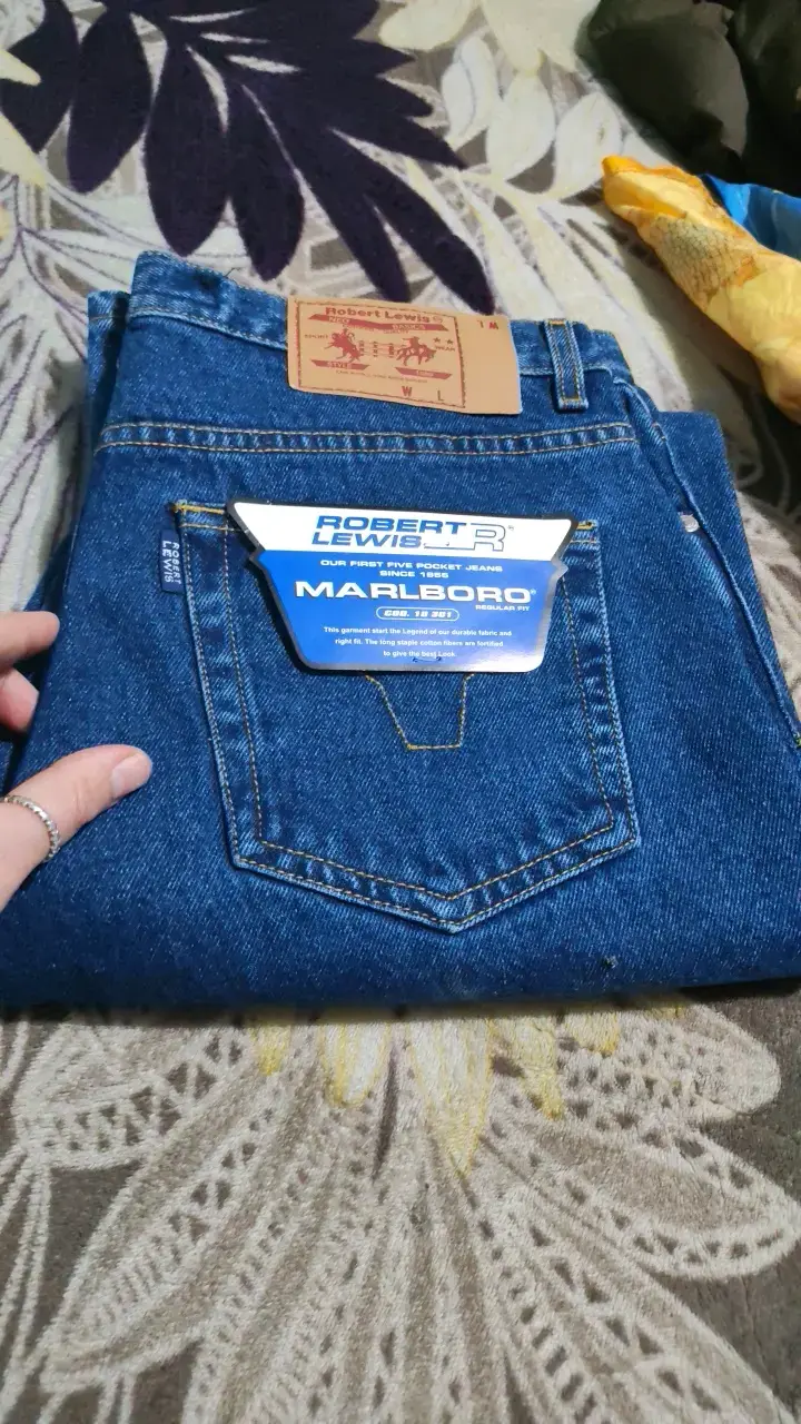 Jeans Hombre Robert Lewis Marlboro Talla 44 - 1