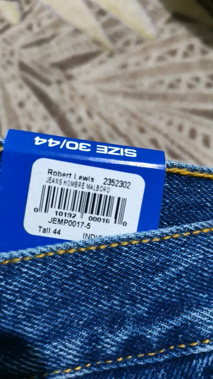 Jeans Hombre Robert Lewis Marlboro Talla 44 - 3