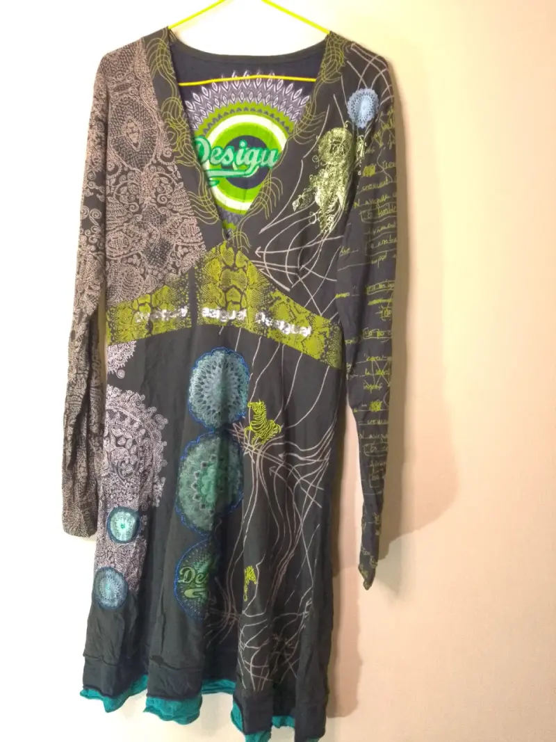 Vestido Desigual estampado multicolor - 1
