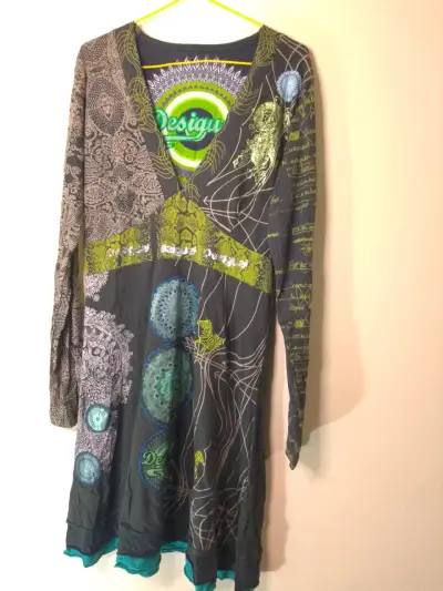 Vestido Desigual estampado multicolor - miniatura 1