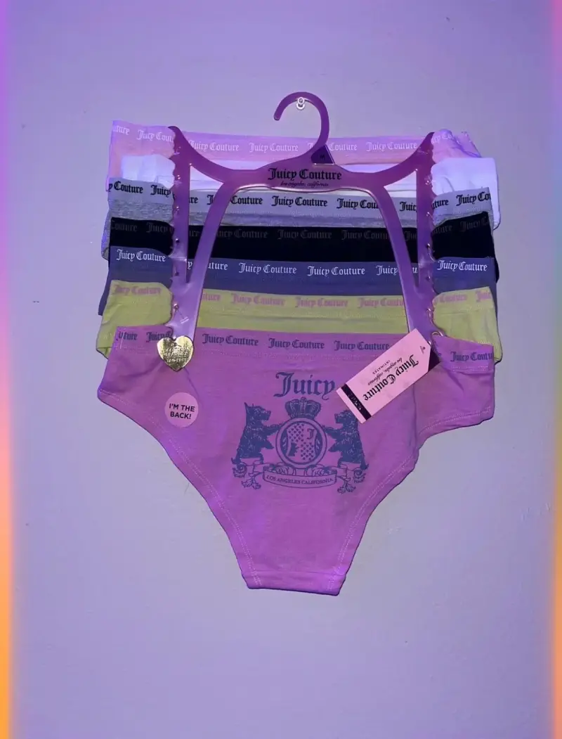 Pack de calzones Tommy Hilfiger, Calvin Klein y Juicy Couture - 4