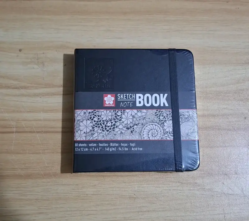Cuaderno de Dibujo Sakura SketchBook 12x12 cm - 1