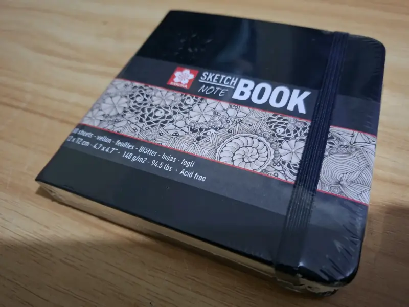 Cuaderno de Dibujo Sakura SketchBook 12x12 cm - 2