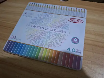 Lápices de Colores Artel 24 Colores Pastel - miniatura 1