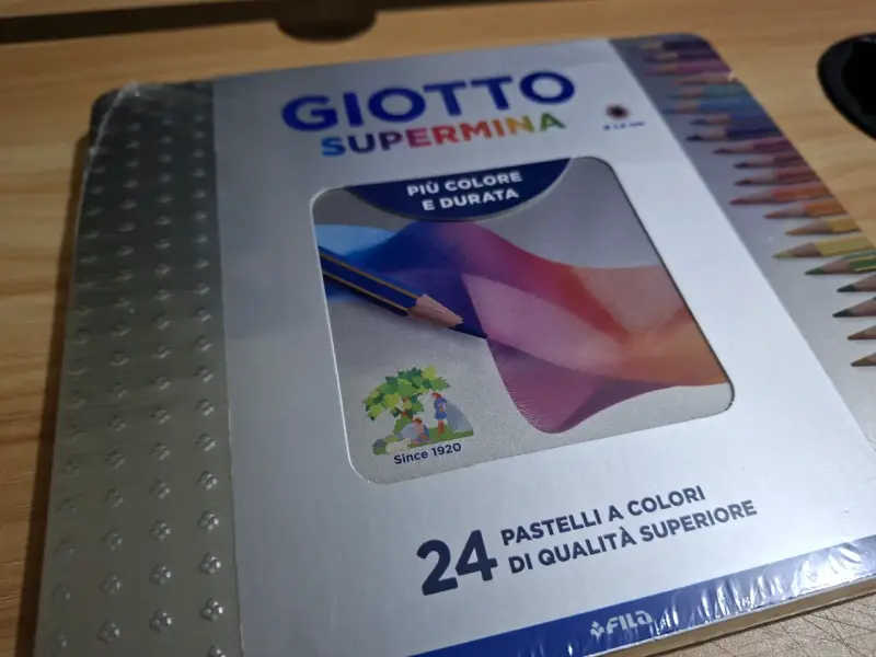 Set de 24 lápices de colores Giotto Supermina - 1