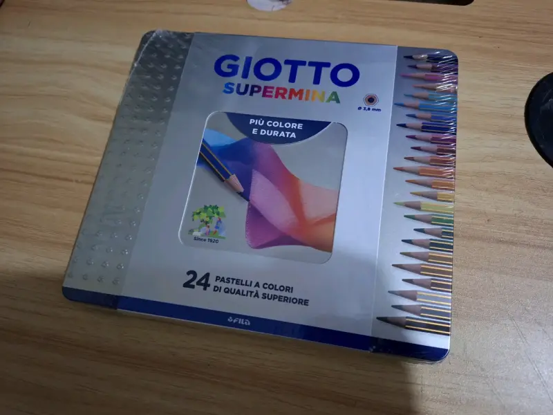 Set de 24 lápices de colores Giotto Supermina - 2