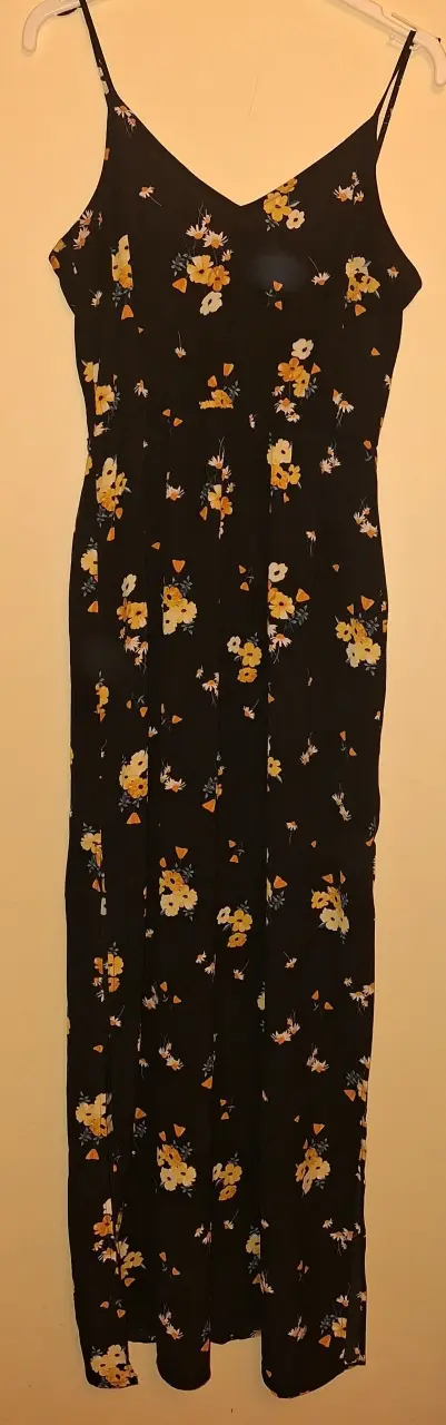 Vestido largo floral H&M Divided - 1