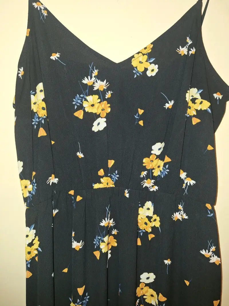 Vestido largo floral H&M Divided - 3