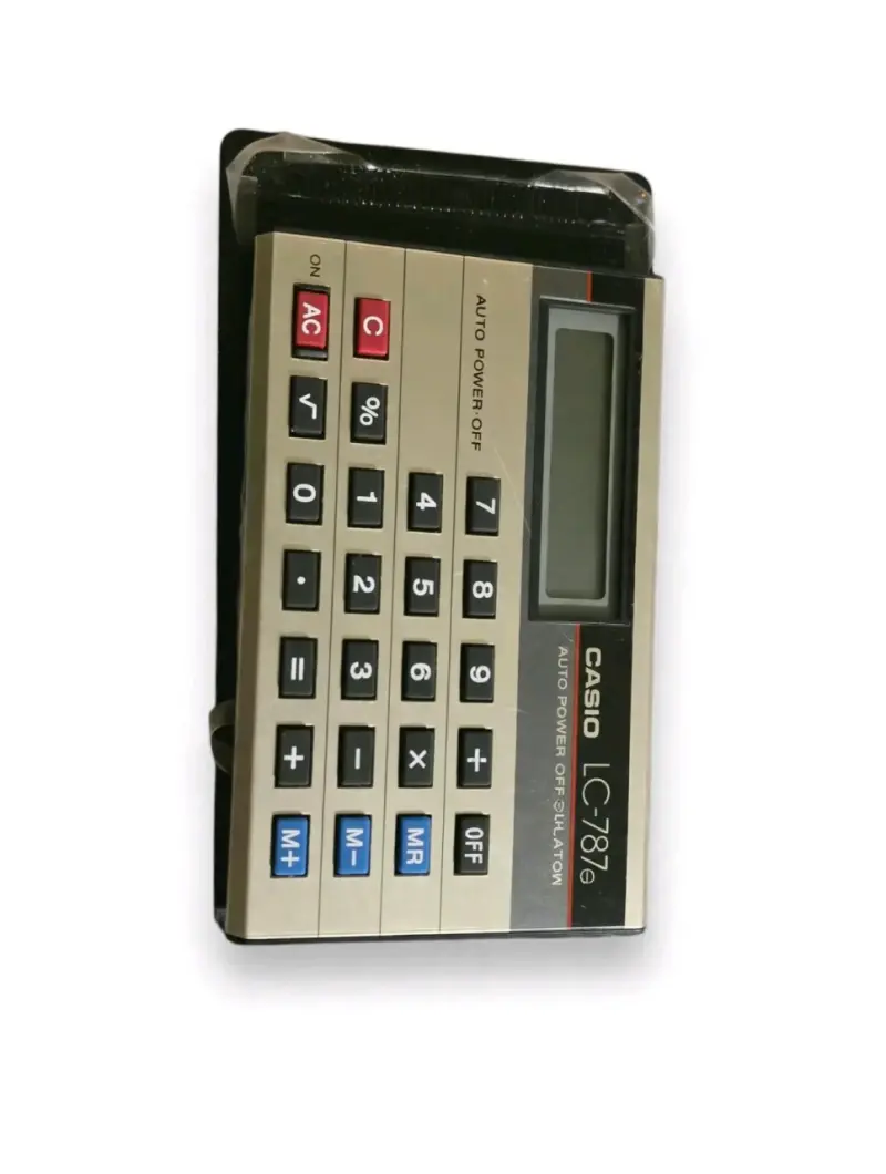 Calculadora Casio LC-787 con funda - 1