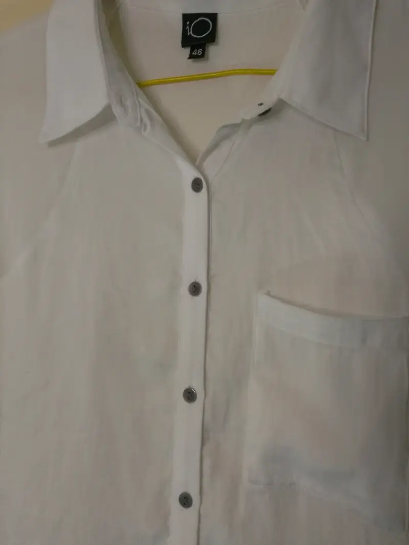Blusa sin mangas blanca talla 46 - 2