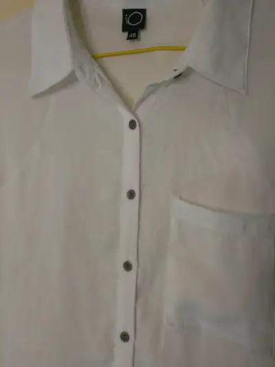Blusa sin mangas blanca talla 46 - miniatura 2