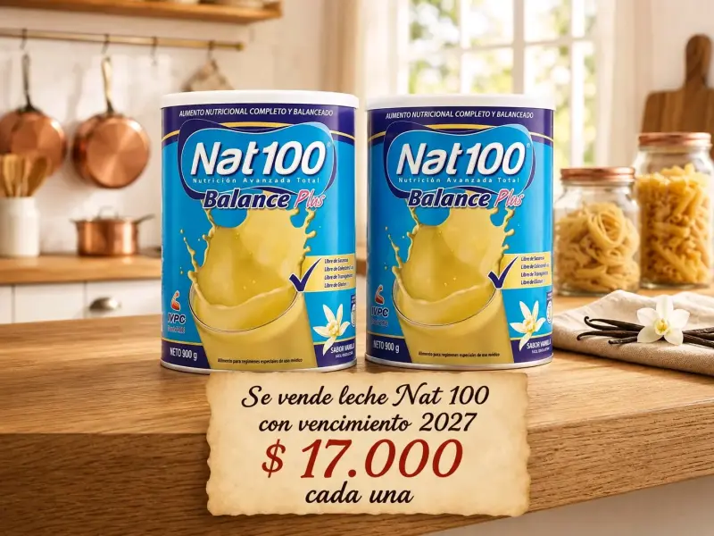 Leche en Polvo Nat 100 Balance Plus 800g