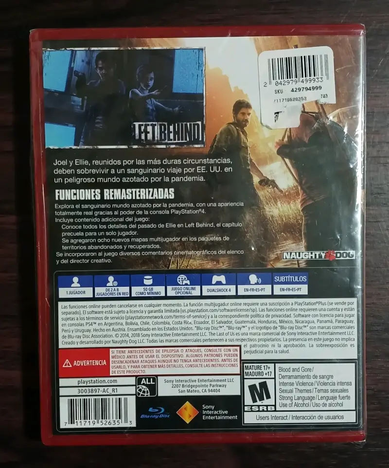 The Last of Us Remasterizado PS4 PlayStation Hits - 3