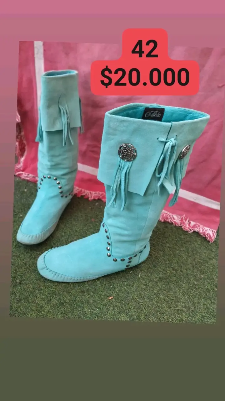 Botas negras de tacón alto talla 37 - 3
