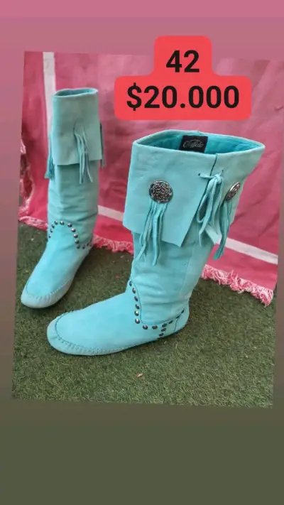 Botas negras de tacón alto talla 37 - miniatura 3
