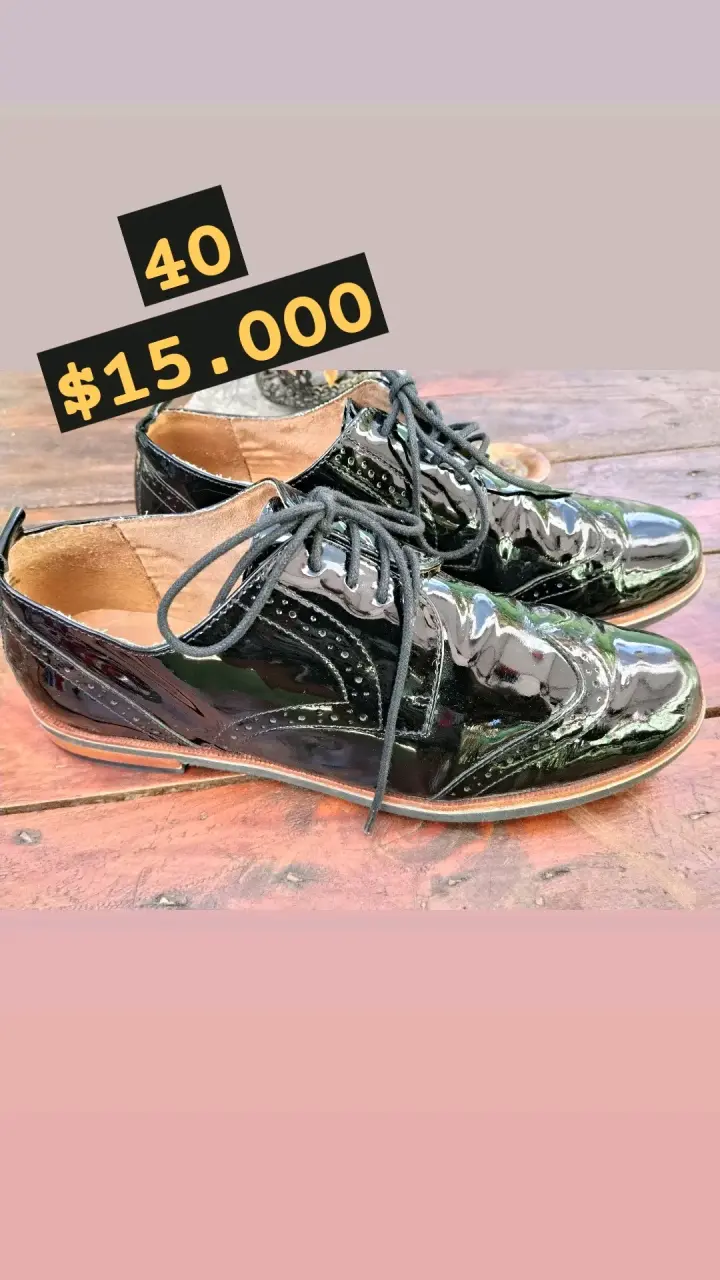Zapatos de tacón negro talla 37 en buen estado - 2