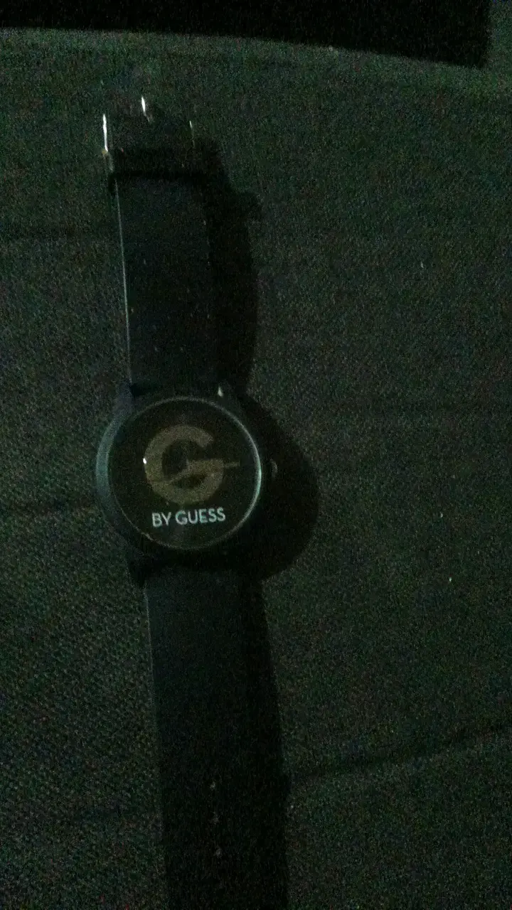 Reloj negro Guess para hombre