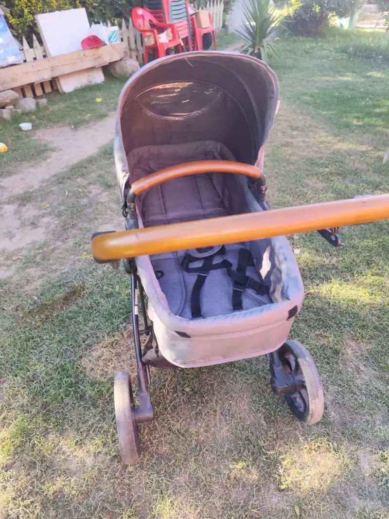 Coche Travel System Bebesit gris + huevito - 3