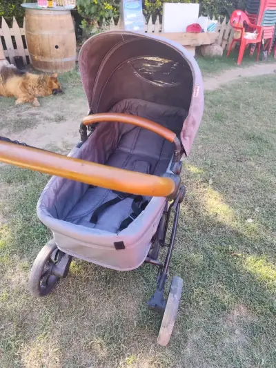 Coche Travel System Bebesit gris + huevito - miniatura 4