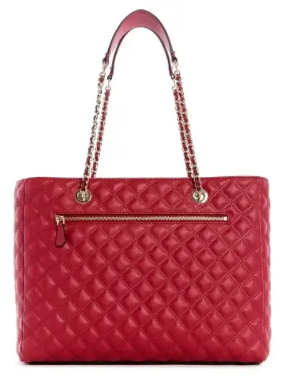 Bolso de mano rojo Guess con diseño acolchado - miniatura 2