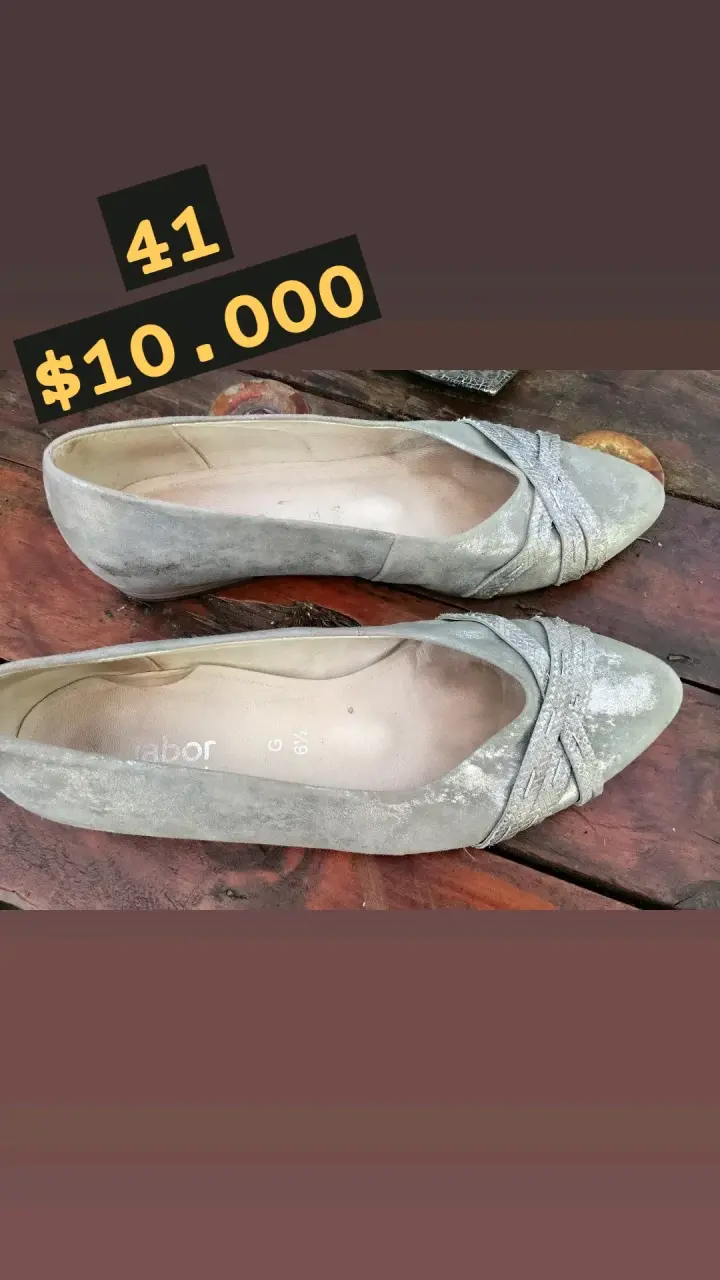 Zapatos de mujer talla 38 blancos usados - 2