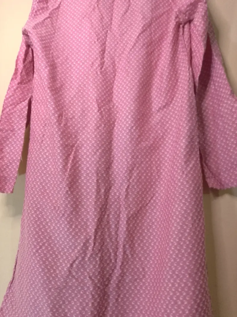 Túnica larga rosa con diseño estampado - 4
