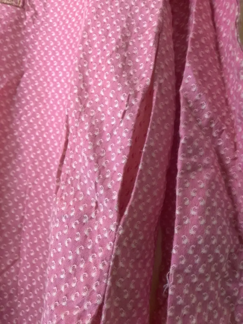 Túnica larga rosa con diseño estampado - 5