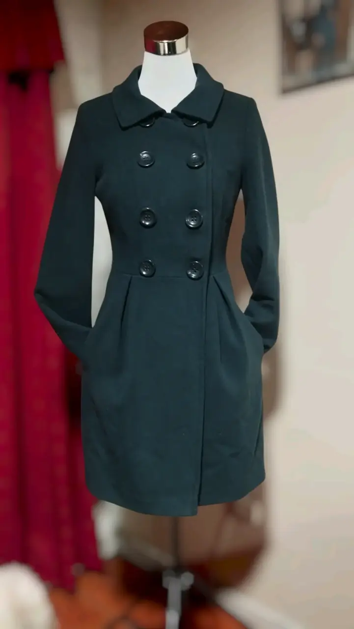 Abrigo verde talla S