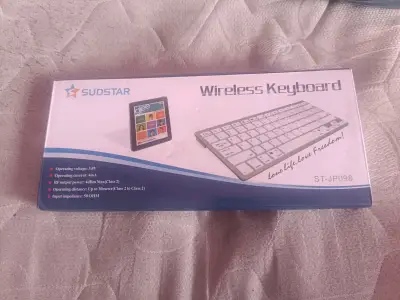 Teclado Inalámbrico Sudstar ST-JP098 Blanco - miniatura 1
