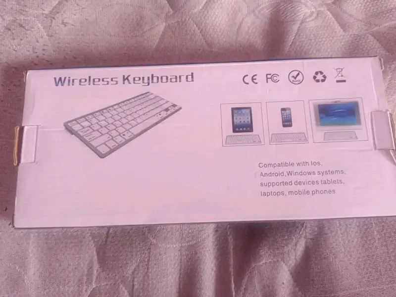 Teclado Inalámbrico Sudstar ST-JP098 Blanco - 3
