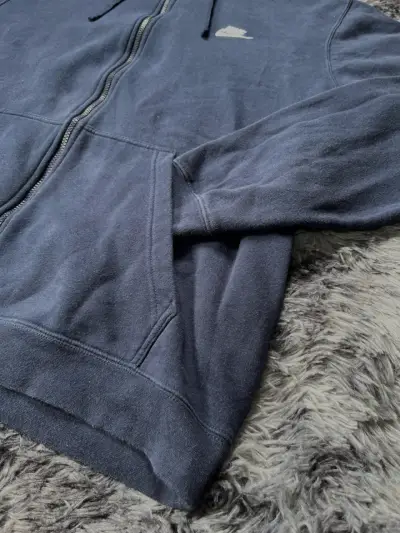 Polerón con capucha Nike azul oscuro - miniatura 3