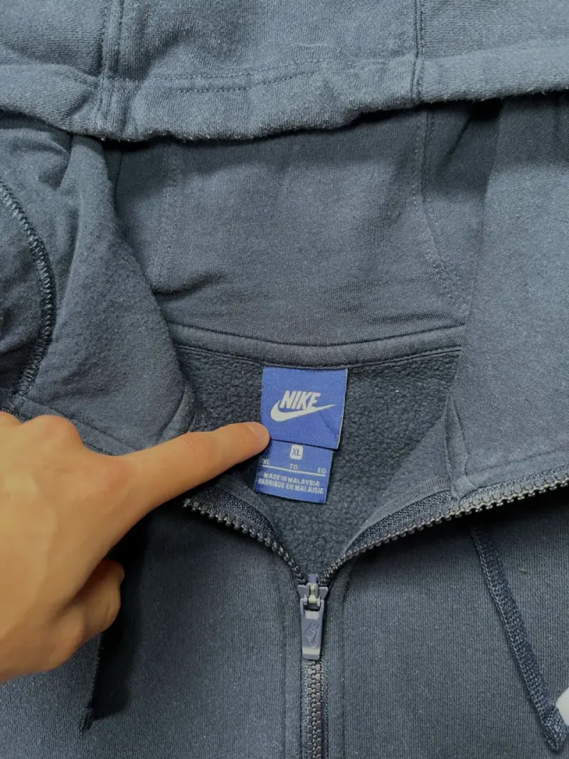 Polerón con capucha Nike azul oscuro - 4