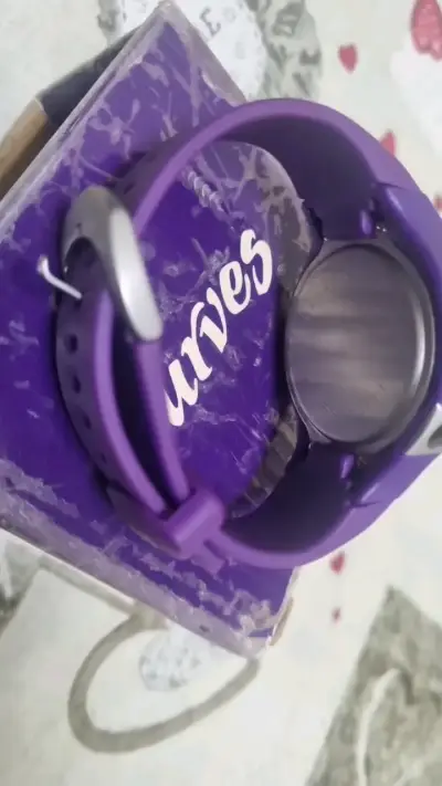 Reloj digital deportivo Curves morado - miniatura 4