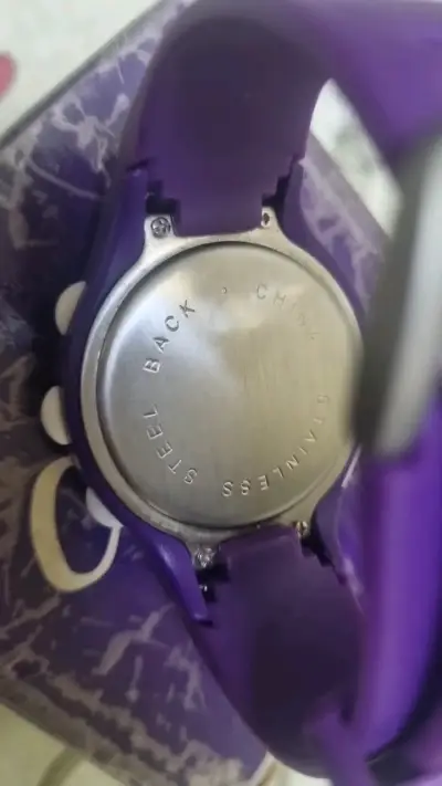 Reloj digital deportivo Curves morado - miniatura 5