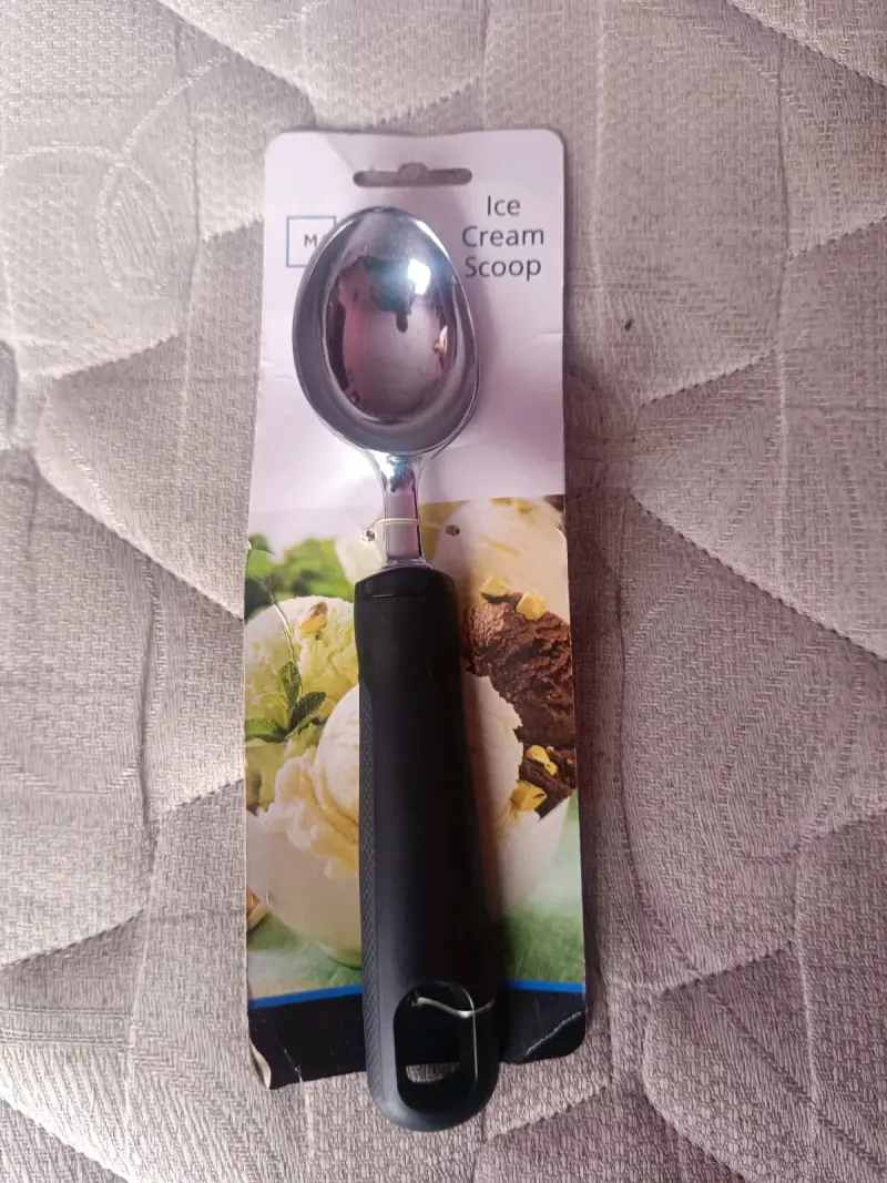 Cuchara para helado de acero inoxidable