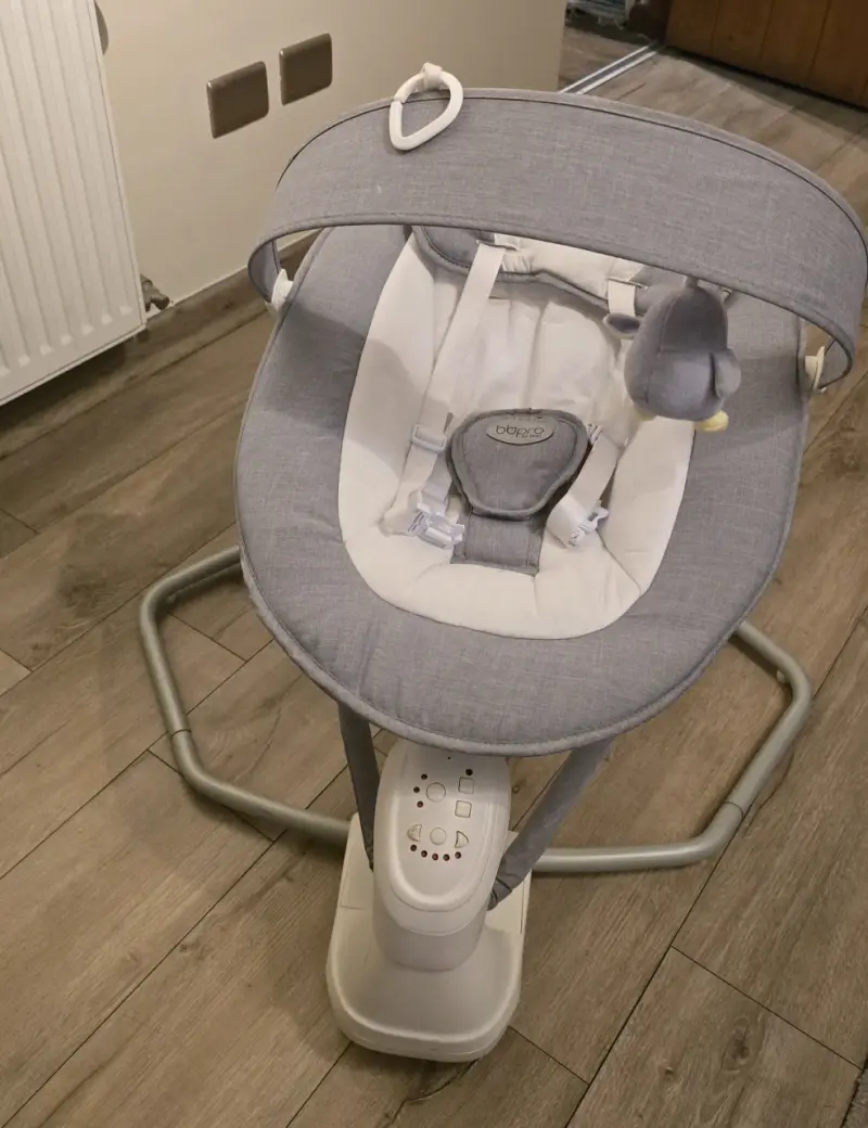 Silla mecedora para bebé BBpro gris - 2
