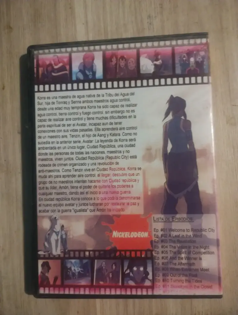 DVD The Legend of Korra Temporada 1 - 2