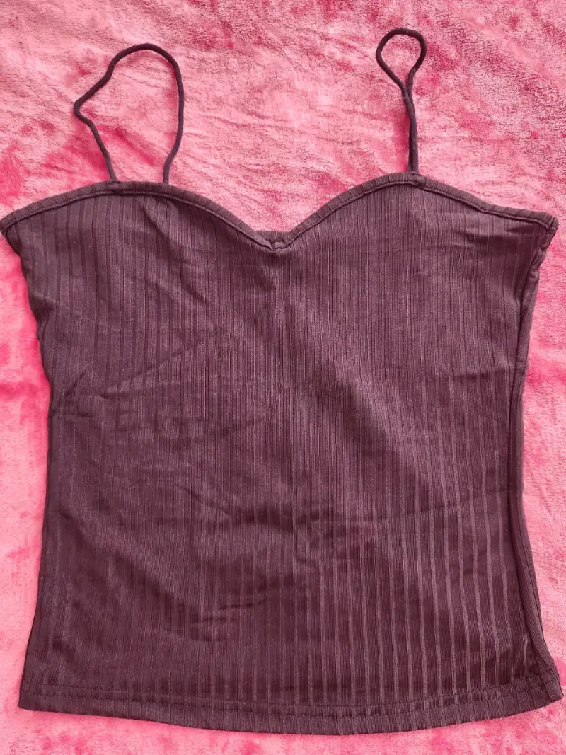 Top de tirantes negro para mujer - 2