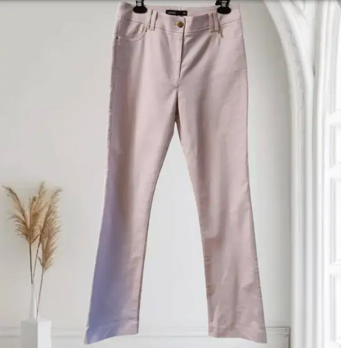 Pantalones rectos color rosa para mujer Liola
