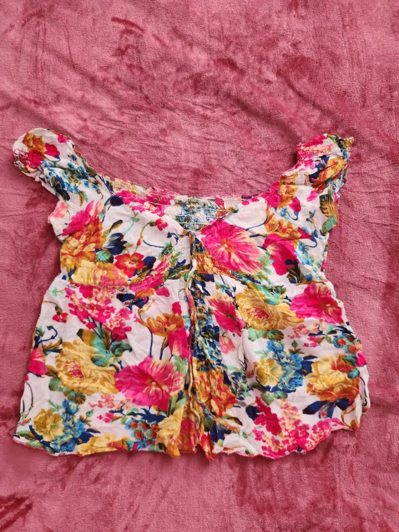 Blusa floral de verano para mujer - 1