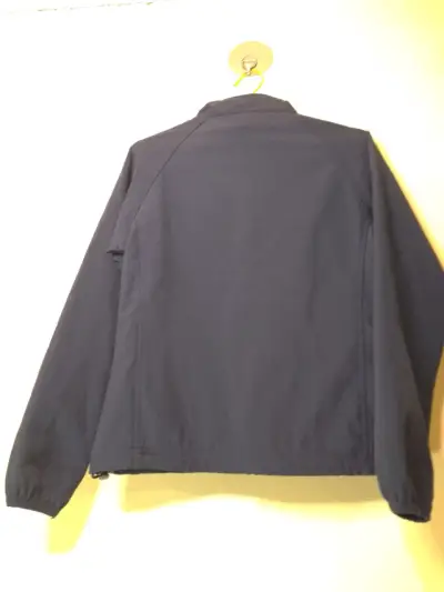 Chaqueta azul marino para mujer con cierre - miniatura 3