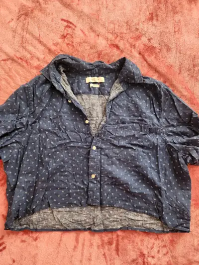 Camisa azul de lunares University Club - miniatura 2