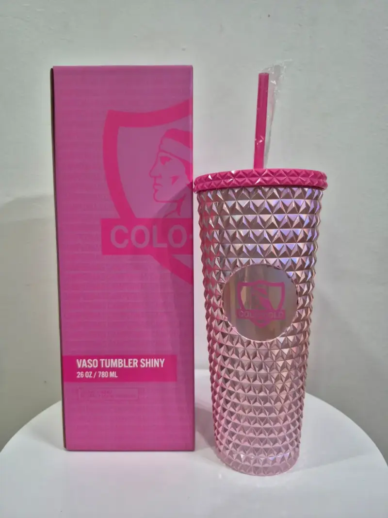 Vaso Tumbler Shiny Colo Colo 780 ml Rosa