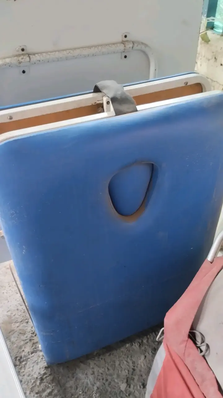 Camilla plegable azul - 1