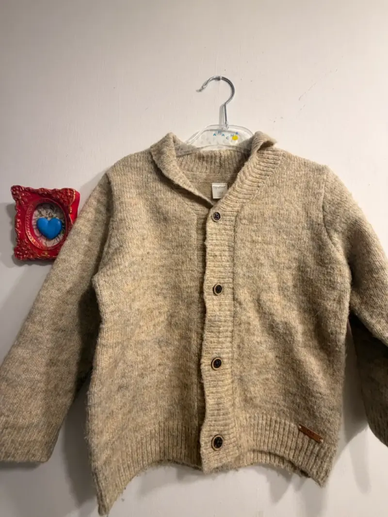Polerón negro con capucha para niños - 5