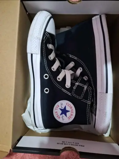 Zapatillas Converse All Star negras para niños - miniatura 1